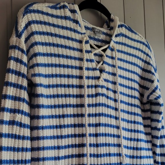 Aerie Hooded Knit Sweater - Picture 2 of 9